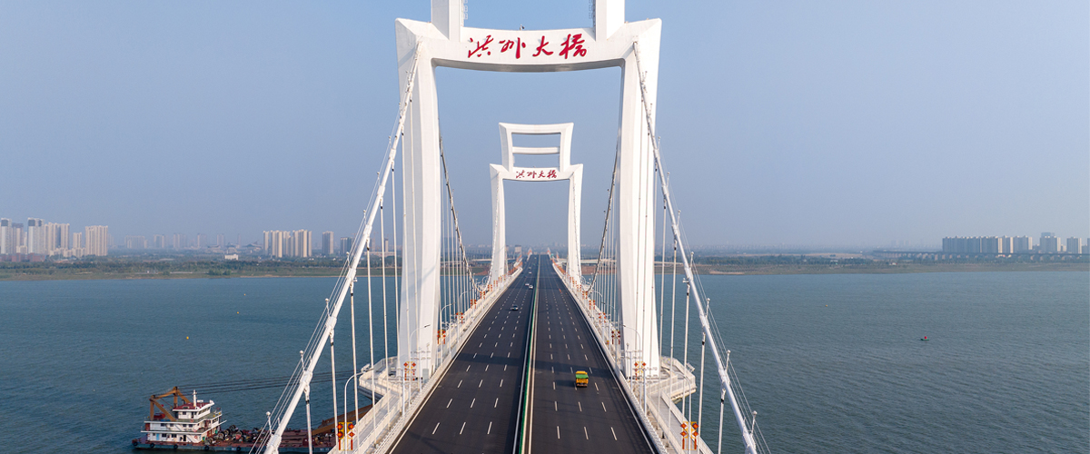 南昌洪洲大橋安全監測項目